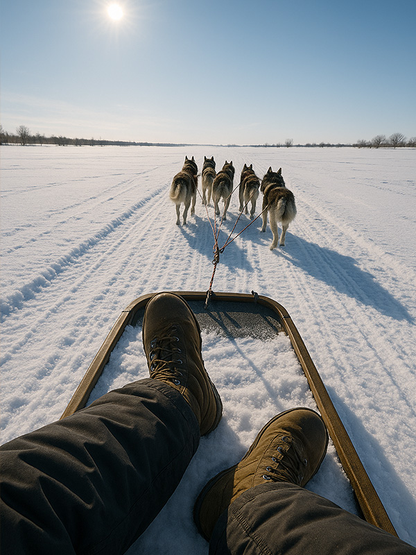 Snowmobile expedition with RoamSee across the Kola Peninsula